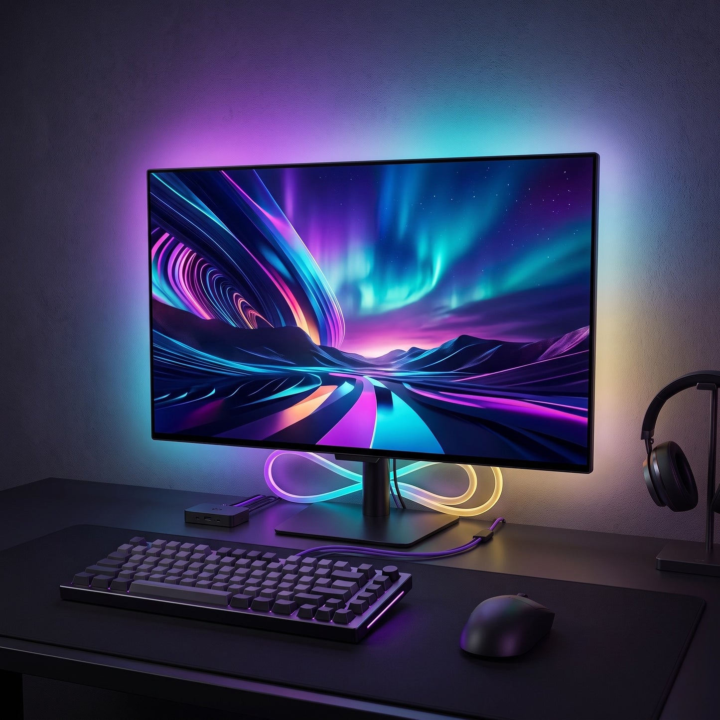 JEK SyncGlow™ RGB Monitor Ambient Light Bar