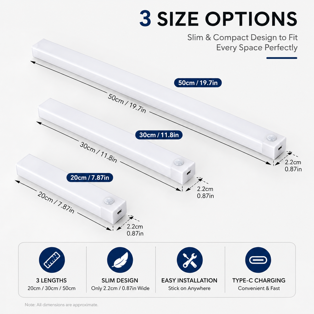 JEK LumiSense™ Wireless Motion Sensor Light