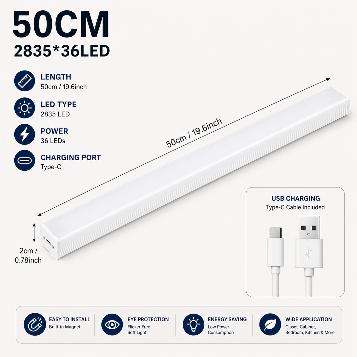 JEK LumiSense™ Wireless Motion Sensor Light