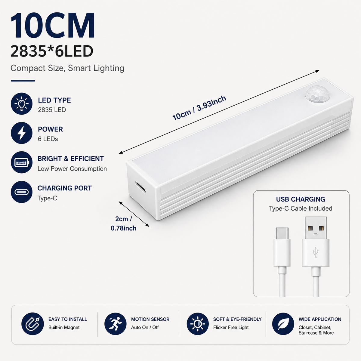 JEK LumiSense™ Wireless Motion Sensor Light