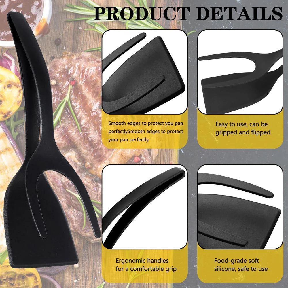 JEK FlipMate™ 2-in-1 Spatula Tongs