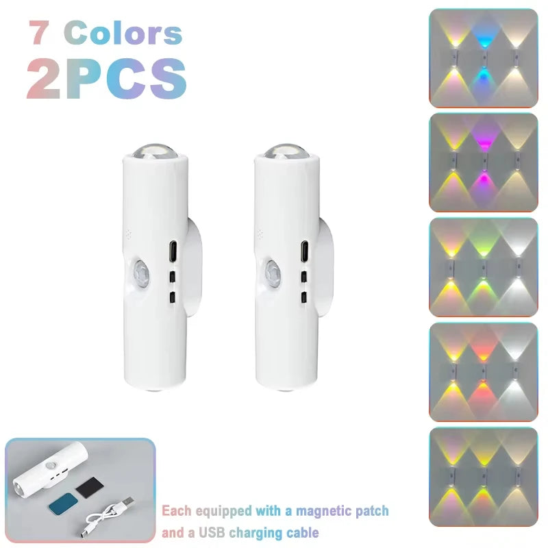 JEK AuraBeam™ RGB Motion Wall Light