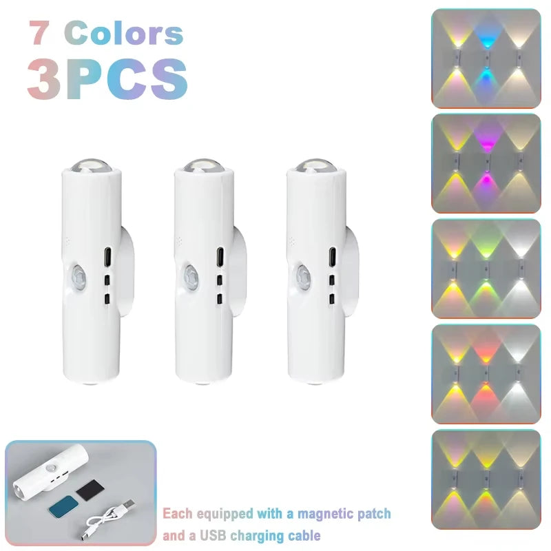 JEK AuraBeam™ RGB Motion Wall Light