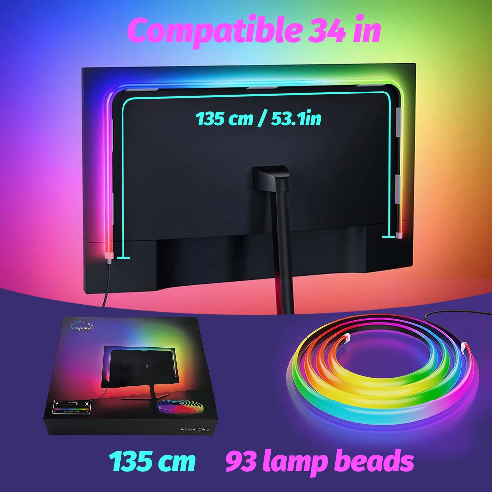 JEK SyncGlow™ RGB Monitor Ambient Light Bar