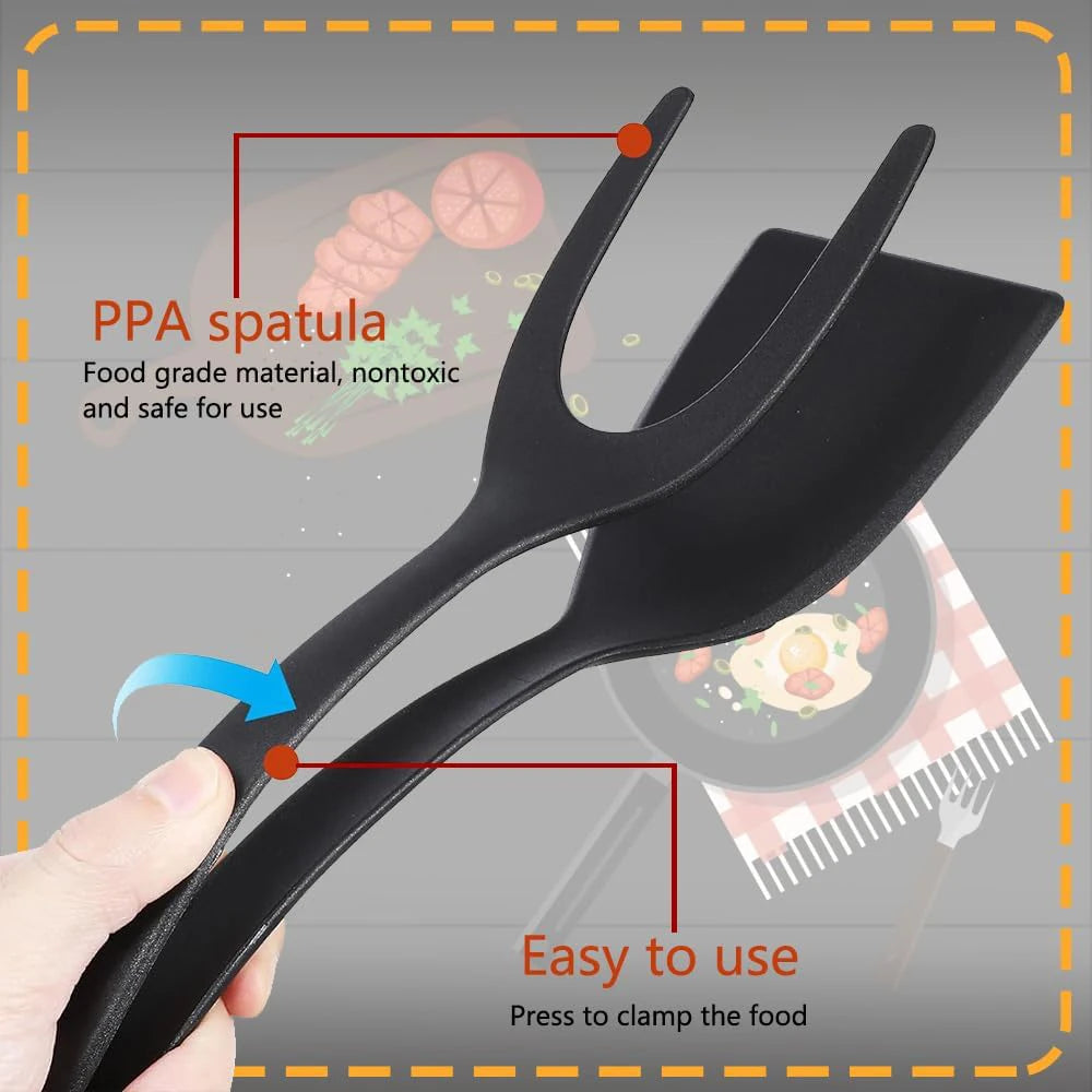 JEK FlipMate™ 2-in-1 Spatula Tongs