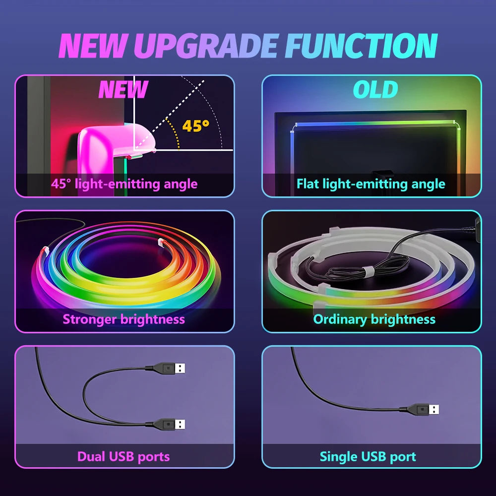 JEK SyncGlow™ RGB Monitor Ambient Light Bar