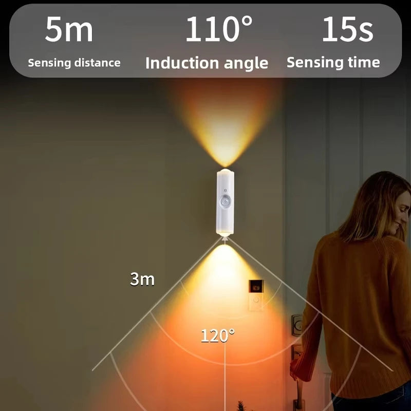 JEK AuraBeam™ RGB Motion Wall Light