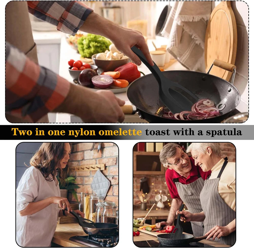 JEK FlipMate™ 2-in-1 Spatula Tongs