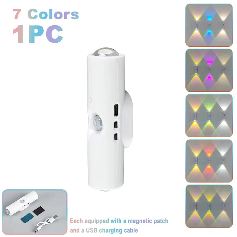 JEK AuraBeam™ RGB Motion Wall Light